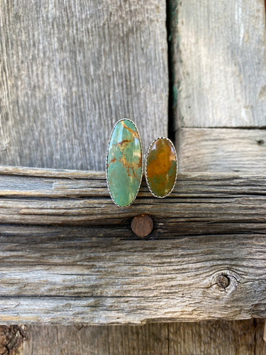 Baja Turquoise Adjustable Ring Size 7 3/4-8.5