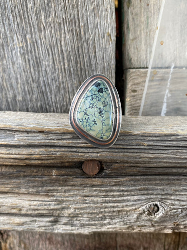Nautilus Variscite Ring R0290