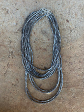 Load image into Gallery viewer, 2.5mm Sterling Silver Box Pearl Necklace N0732