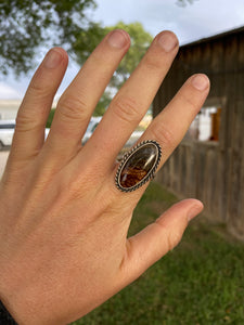 Biggs Jasper Ring Size 8.5 R0312