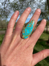 Load image into Gallery viewer, Royston Turquoise Ring Size 8 R0260