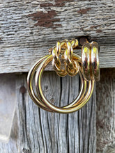 Load image into Gallery viewer, Twisted Gold Filled Hoops E0219