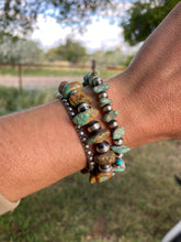 Load image into Gallery viewer, Turquoise and Silver Bracelet C0391