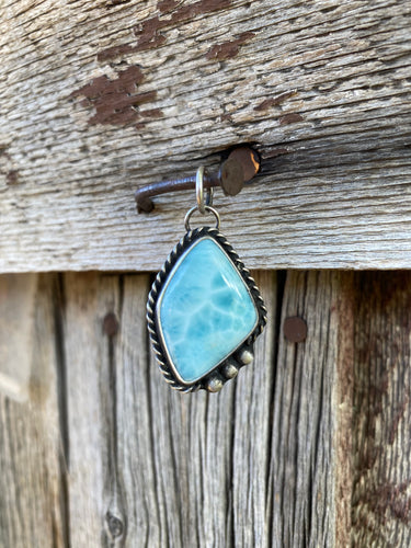 Larimar Pendant P0661
