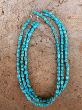 Load image into Gallery viewer, Turquoise Pebble Necklace N0608