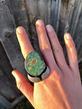 Load image into Gallery viewer, Vintage Turquoise Ring Size 11 R0253