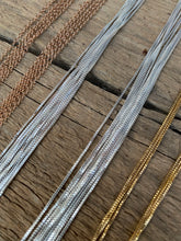 Load image into Gallery viewer, Sterling Silver 18” Box Chain N0382