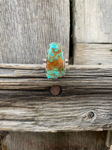 Easter Blue Turquoise Ring Size 7 R0229