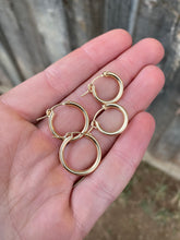 Load image into Gallery viewer, Gold Filled Hoops E0287