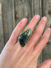 Load image into Gallery viewer, Nautilus Variscite Ring Size 6 3/4 R0325