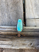 Load image into Gallery viewer, Number 8 Turquoise Ring Size 7