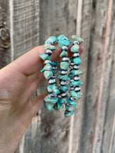 Load image into Gallery viewer, Campitos and Silver Stretchy Bracelet C0392