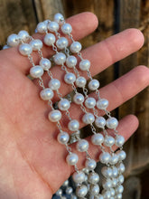 Load image into Gallery viewer, Pearl Chain Necklace N0562