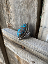 Load image into Gallery viewer, Vintage Turquoise Ring Size 6 R0391