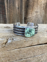 Load image into Gallery viewer, Angel Wing Variscite Cuff C0452