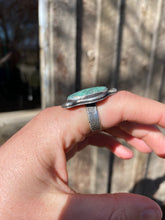Load image into Gallery viewer, Broken Arrow Variscite Ring Size 7