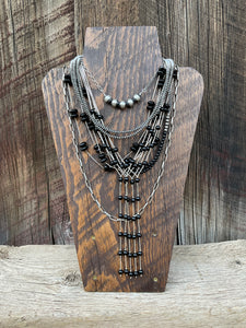 24” Sterling Paperclip Chain N0688
