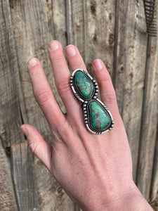 Vintage Turquoise Ring Size 6 R0389