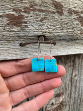 Load image into Gallery viewer, Turquoise Slab Earrings E0288