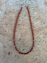 Load image into Gallery viewer, Pipestone Necklace with Silver N0926