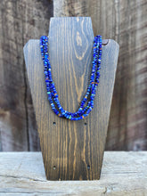 Load image into Gallery viewer, Lapis Mixed Necklace N0865
