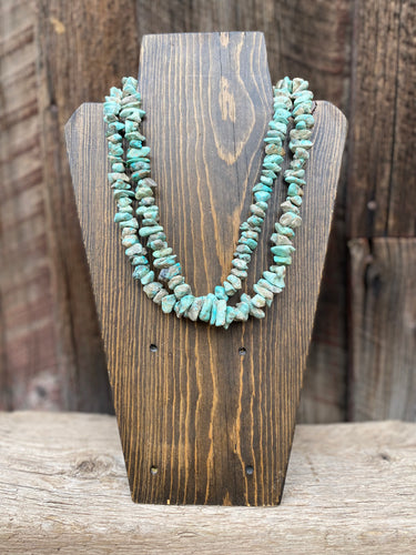 Light Blue Nugget Necklaces N0718