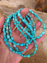 Load image into Gallery viewer, Turquoise Pebble Necklace N0608