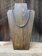 Load image into Gallery viewer, Turquoise Barrel Necklace N0918