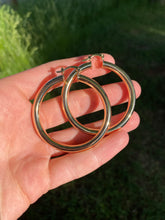 Load image into Gallery viewer, Gold Filled LARGE Hoops E0217