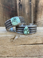 Load image into Gallery viewer, Angel Wing Variscite Cuff C0451