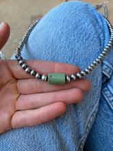 Load image into Gallery viewer, Green Barrel Necklace N0917