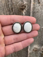 Load image into Gallery viewer, White Buffalo Earrings E0205