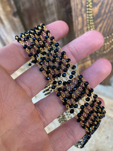 Black and Gold Chain N0571