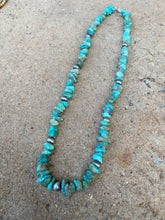 Load image into Gallery viewer, Turquoise and Silver Necklace