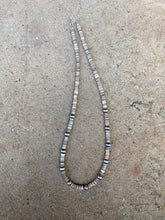 Load image into Gallery viewer, Heishi and Silver Necklace