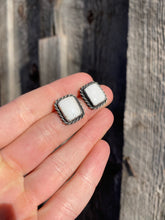 Load image into Gallery viewer, White Buffalo Earrings E0194