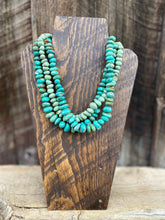 Load image into Gallery viewer, Chunky Turquoise Necklace N0605