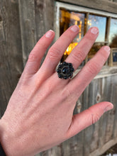 Load image into Gallery viewer, Vintage Black Onyx Ring R0390