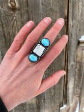 Load image into Gallery viewer, White Buffalo &amp; Golden Hills Ring
