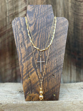 Load image into Gallery viewer, Herringbone Gold Filled Necklace N0672
