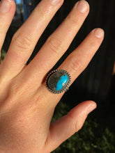 Load image into Gallery viewer, Turquoise Ring Size 9 R0302