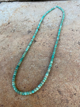 Load image into Gallery viewer, Turquoise Rondelle Necklace N0748