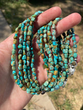 Load image into Gallery viewer, Turquoise Pebble Necklace N0700