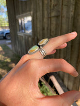 Load image into Gallery viewer, Elk Ivory Ring With #8 Turquoise R0456