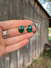 Load image into Gallery viewer, Malachite Earrings