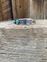 Load image into Gallery viewer, Vintage Sterling Turquoise Cuff