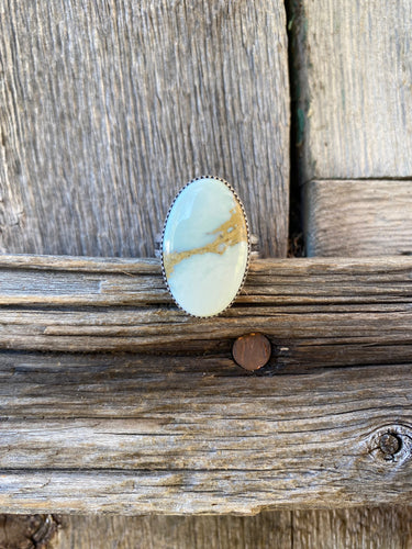 Emerald Variscite Ring Size 9 R0294