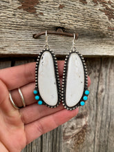 Load image into Gallery viewer, White Buffalo Earrings E0316