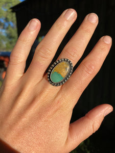 Turquoise Ring Size 8 3/4 R0303