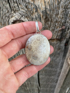 Petrified Coral Pendant P0656
